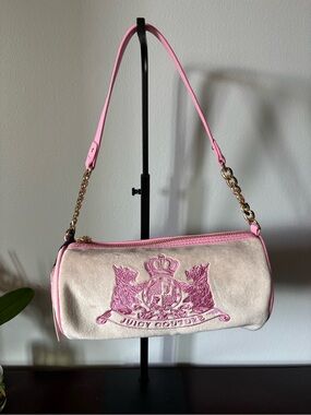 Juicy Couture Velour Barrel Bag